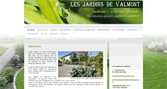 Desktop Screenshot of lesjardinsdevalmont.be