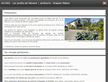 Tablet Screenshot of lesjardinsdevalmont.be